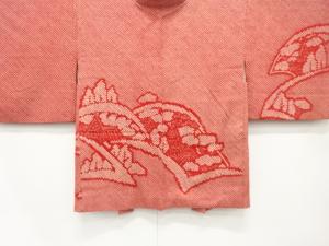 アンティーク　本総絞り　山並に屋敷模様絵羽織